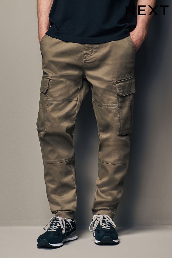Next mens cargo trousers sale