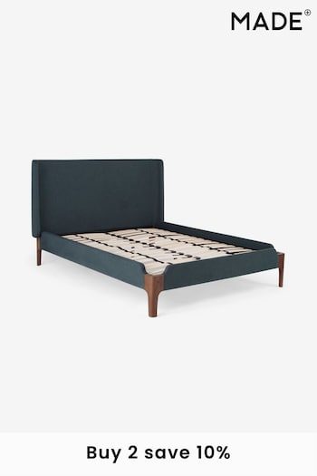 MADE.COM Aegean Blue Roscoe Bed (683832) | £599 - £750