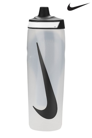 Nike White Refuel Grip Water Bottle 710ml (684172) | £16