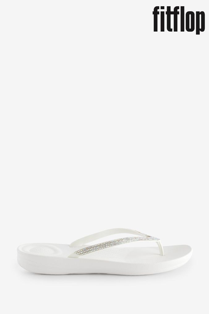 Next white hot sale flip flops