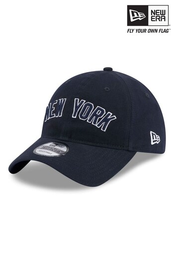 New Era® New York Yankees Team Script Navy 9TWENTY Adjustable Cap (685893) | £26