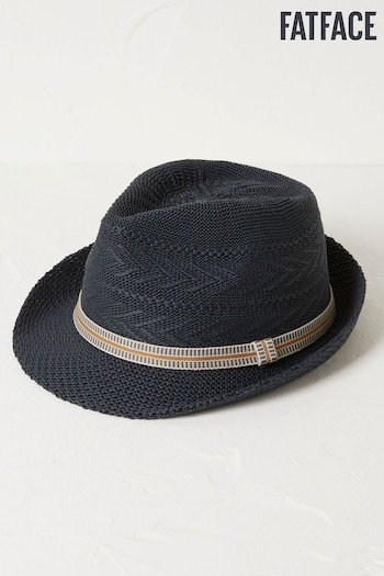 FatFace Black Trilby Hat (686201) | £25