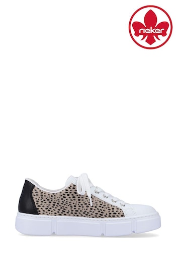 Rieker Womens Natural Lace up Trainers (686300) | £65