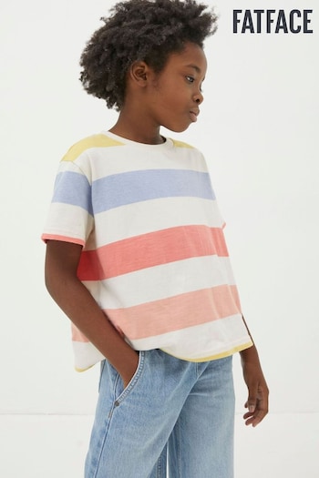 FatFace Natural Block Stripe T-Shirt (686475) | £10