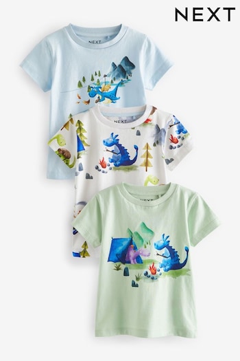 Minerals Short Sleeve Character T-Shirts 3 Pack (3mths-7yrs) (686490) | £14 - £18