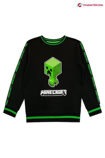 Character Green Minecraft Creeper 100% Cotton Sweatshirt (687059) | £23