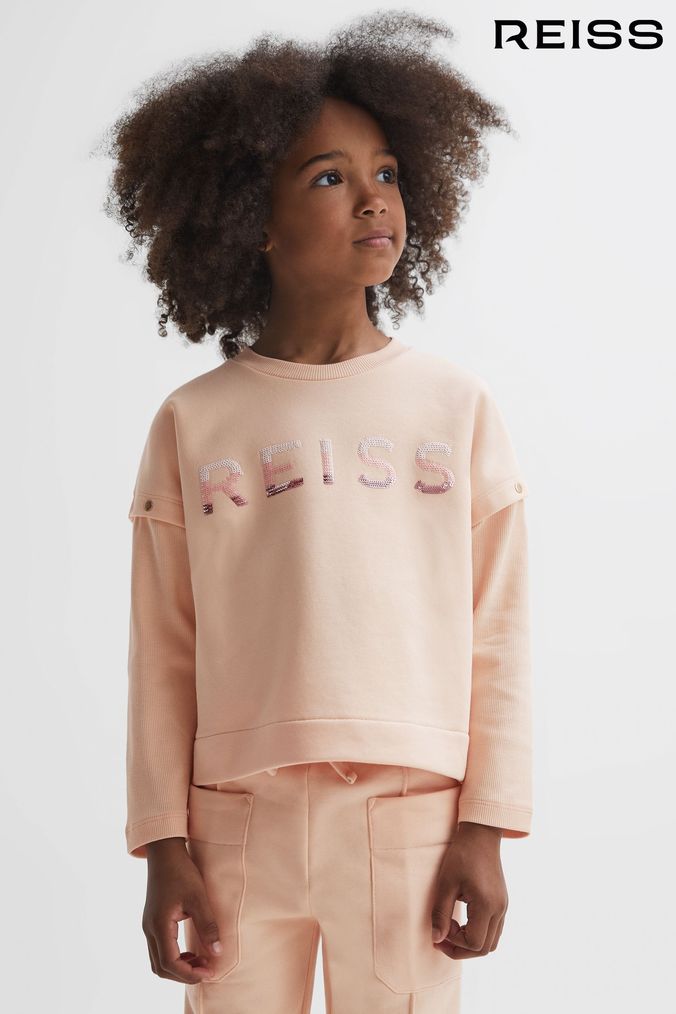 Reiss etta zip neck discount sweatshirt