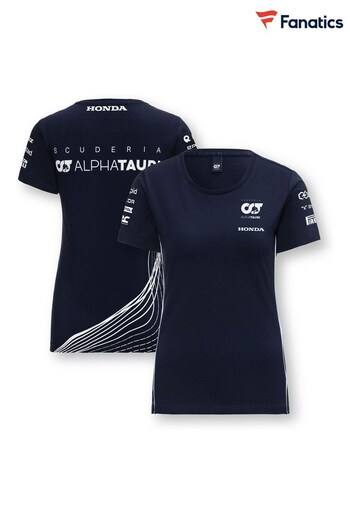 Fanatics Blue Scuderia AlphaTauri 2023 Team T-Shirt Womens (687372) | £45