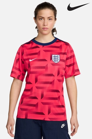 Nike Red Dri-FIT England Academy Pre Match T-Shirt (687981) | £60