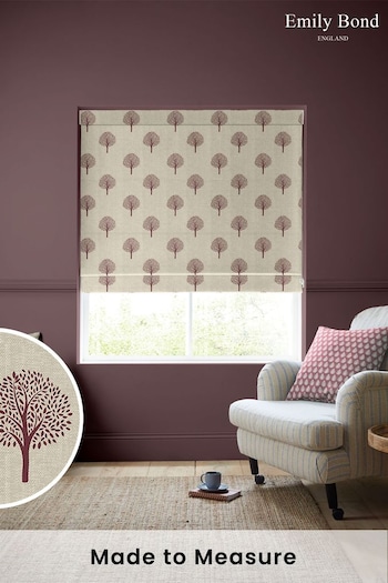 Emily Bond Red Yew Tree Made to Measure Roman Blinds (688239) | £79