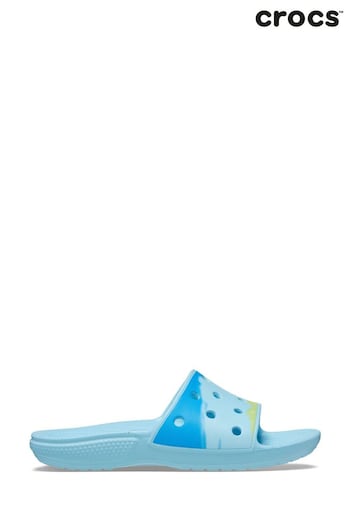 Crocs Blue Classic Ombre Slides (688445) | £30