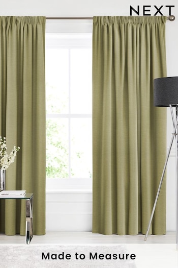 Olive Green Soho Made To Measure Curtains (688707) | £109