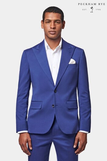 Peckham Rye Blue Peak Lapel Two Piece Suit (688768) | £249
