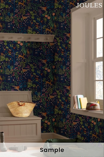 Joules Blue Enchanted Woodland Wallpaper (688996) | £1