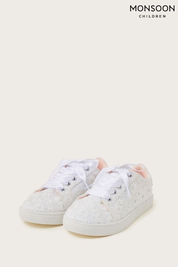 Monsoon Bridal Pearly Trainers (689145) | £28 - £32
