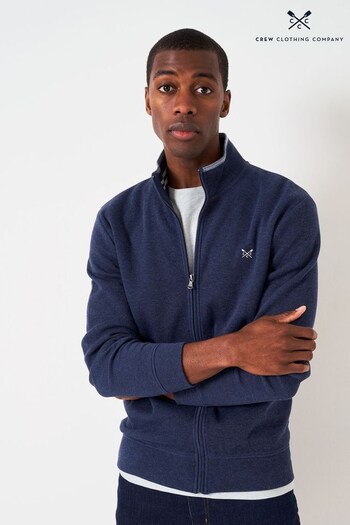Crew Clothing Company Navy Blue Cotton Classic Hoodie (689226) | £75