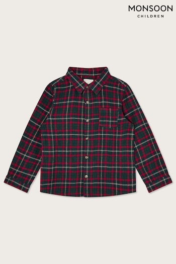 Monsoon Red Check Shirt (689323) | £19 - £22