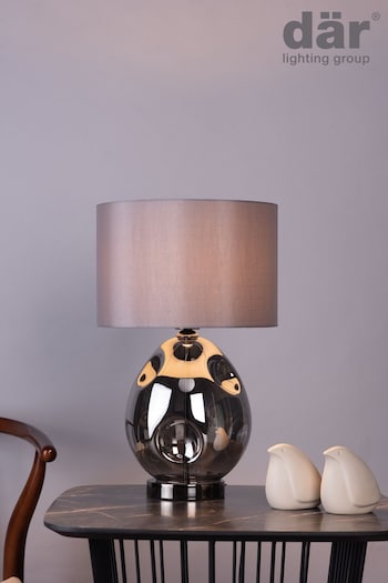 Dar Lighting Black Quinn Table Lamp (689902) | £65