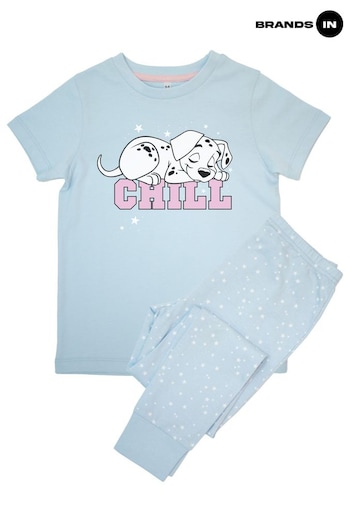 Brands In Blue 101 Dalmatians Chill Girls Baby Stars Pyjamas (690113) | £19