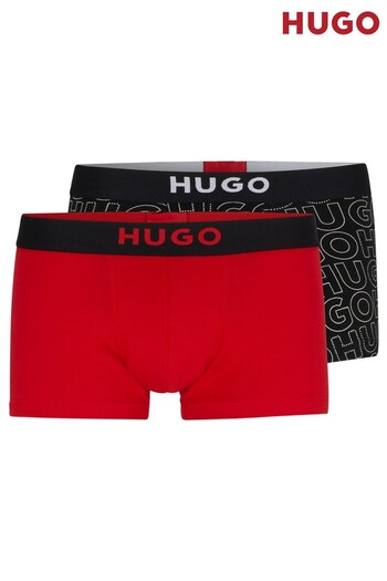 HUGO Brothers Black Trunks 2 PK (691186) | £39