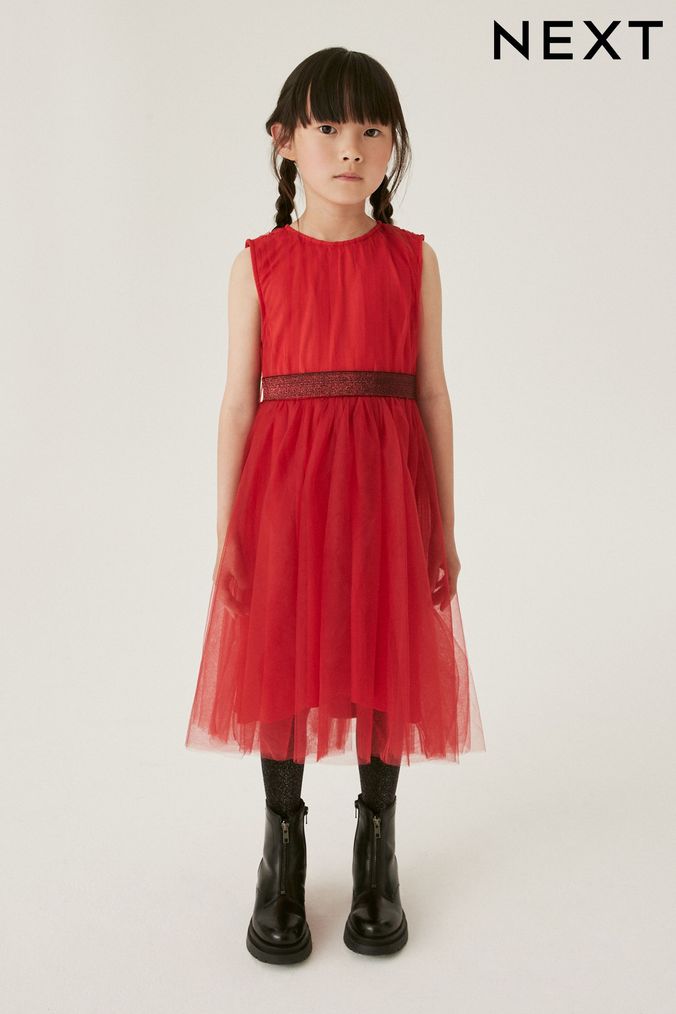 Next girls shop red dress
