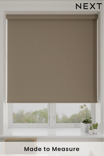 Taupe Brown Eva Made To Measure Blackout Roller Blind (691837) | £63