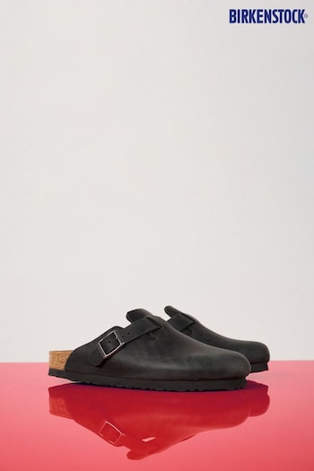 Birkenstock Boston Black Shoes Birman (692138) | £130