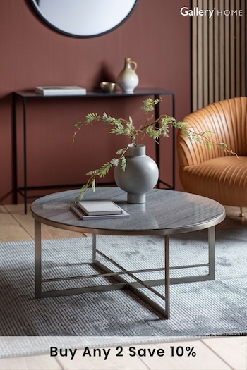 Gallery Home Silver Coffee Table (692392) | £460