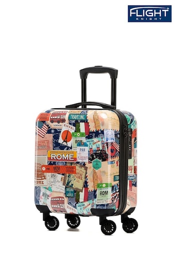 Flight Knight 45x36x20cm EasyJet Underseat Anti-Crack Cabin Carry On Hand Luggage Black Suitcase (692496) | £55