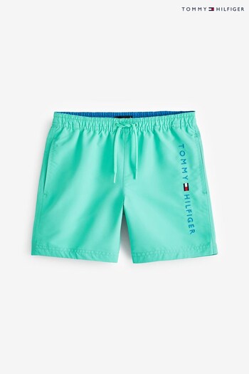 Tommy Hilfiger Medium Green Drawstring Swim Shorts (692562) | £21