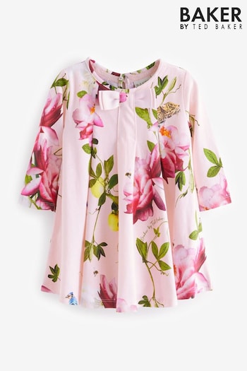 Baker by Ted Baker Floral Jersey Dress Pre-Owned (692616) | £24 - £26