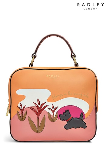 Radley London Orange Spring Street Small Zip Around Grab Bag (692714) | £239
