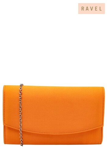 Ravel Orange Clutch Bag with Chain (692864) | £45