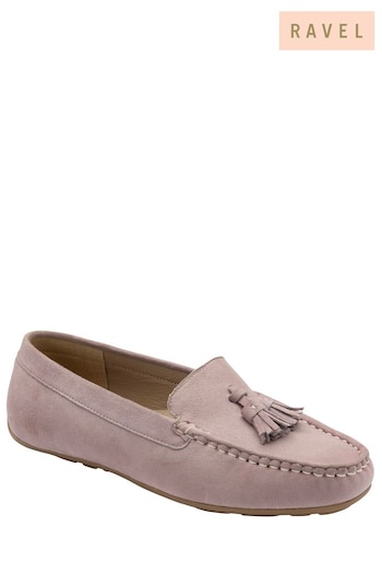 Ravel Purple Suede Loafers (692935) | £60