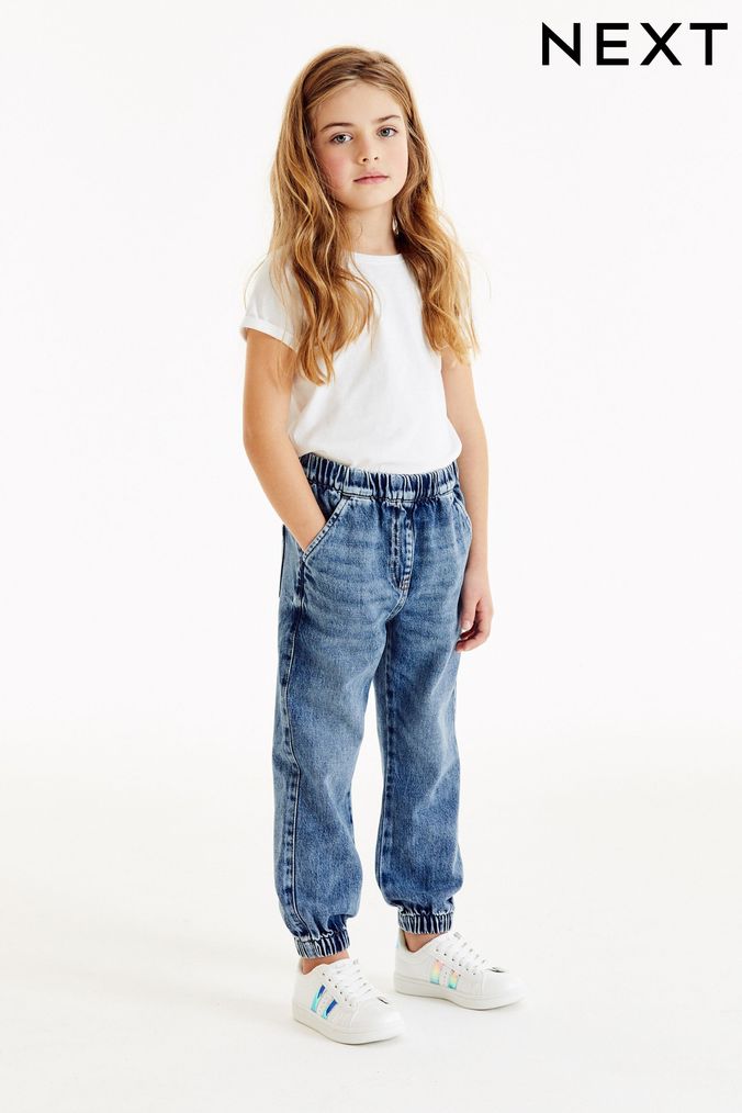 Buy Girls Joggers Denim Joggers Online Next UK