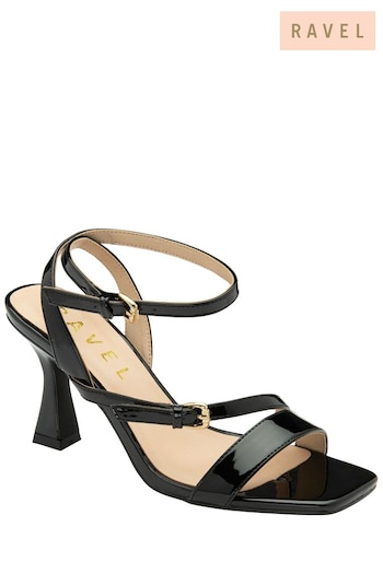 Ravel Black Open Toe Strappy Sandals Boots (693276) | £60