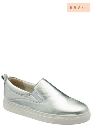 Ravel Silver Slip-Ons Casual Shoes you (693344) | £65