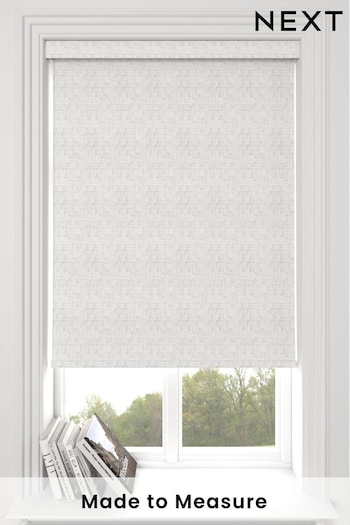 Pearl White Glamour Made To Measure Roller Blind (693565) | £99