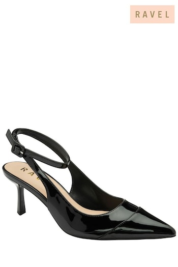 Ravel Black Pointed Toe Court Shoes (693576) | £65
