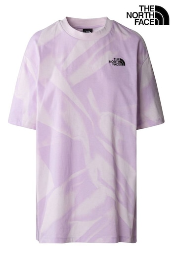 The North Face Pink Oversized Simple Dome T-Shirt (694264) | £30