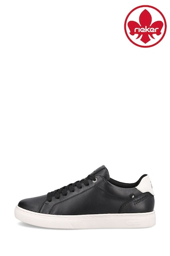 Rieker Mens Evolution Lace-Up Black Shoes embellished (694330) | £90