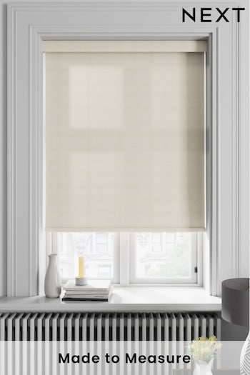 Ivory Natural Roxie Made To Measure Roller Blind (694486) | £66