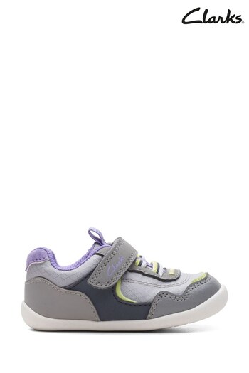 Clarks Grey Combi Roamer Sport T Shoes (694546) | £26