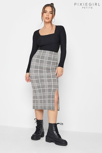 PixieGirl Petite Black Midi Skirt (694756) | £24
