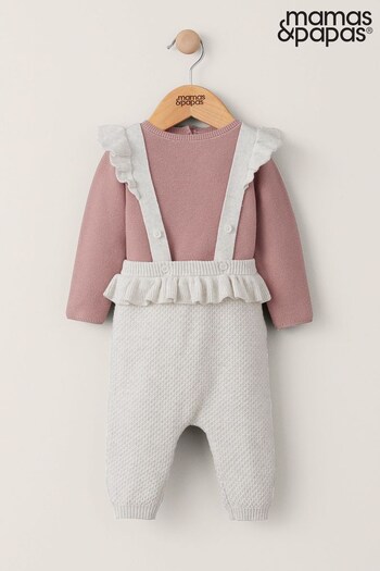 Mamas & Papas Hello World Knit  2 Piece Set (695106) | £29