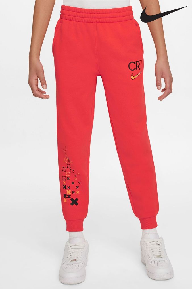 Boys red online nike joggers