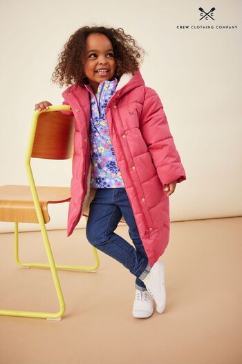 Crew Sherpalito Clothing Company Mid Pink Casual Casual Coat (695474) | £56 - £64