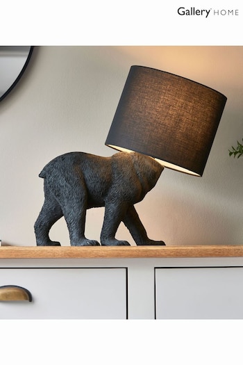 Gallery Home Boris Bear Black Table Lamp (695536) | £114