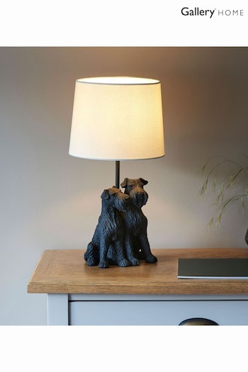 Gallery Home Black Westie Dog Table Lamp (695565) | £72
