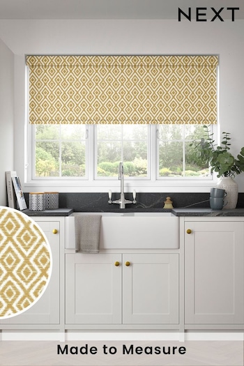 Yellow Diamond Geo Made to Measure Roller Blind (695583) | £57
